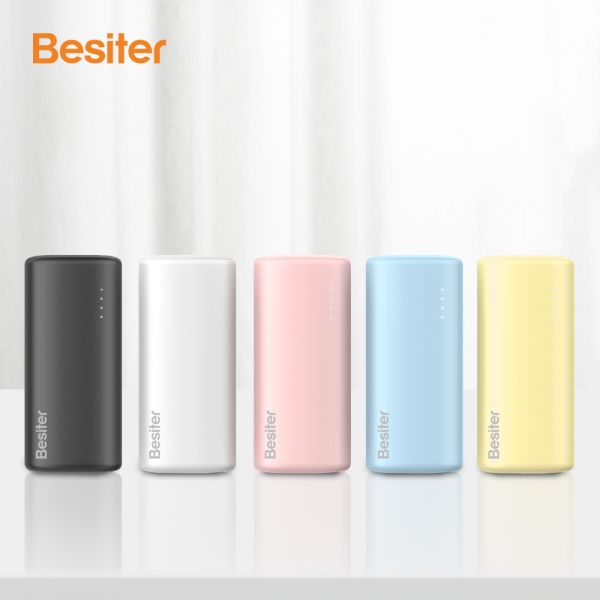 BST-01040 OEM/ODM Portable Power Bank 5000mah Polymer Output Power 10w Double USB ABS