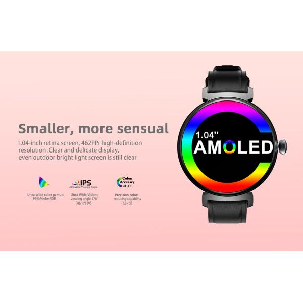 S901 Mujeres Reloj inteligente de 1,04 pulgadas AMOLED HD Pantalla IP68 Inodoro Reloj inteligente Damas