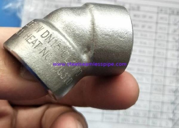 ASTM A182 F60 1 - 4 T DO COTOVELO DE CL.3000# ESTAMPAM OS ENCAIXES FORJADOS DE AÇO FRENTE E VERSO DO REDUTOR B16.11