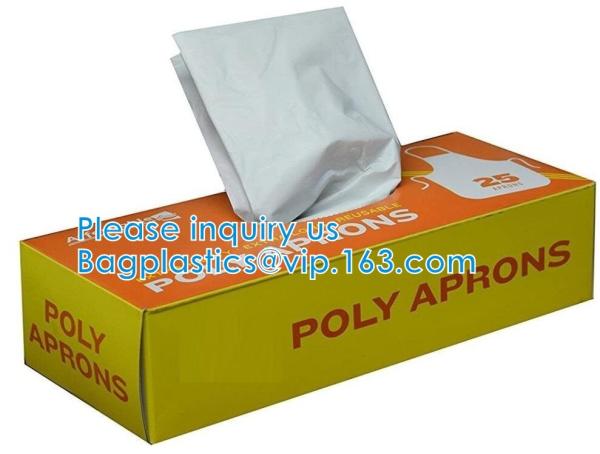 Medical Protective Disposable Apron, CPE APRON, with thumb loop, kitchen, dental supplies, chef, healthcare