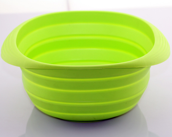 OEM FDA/LFGB Silicone Kitchenware Silicone Folding Bowl SK-080