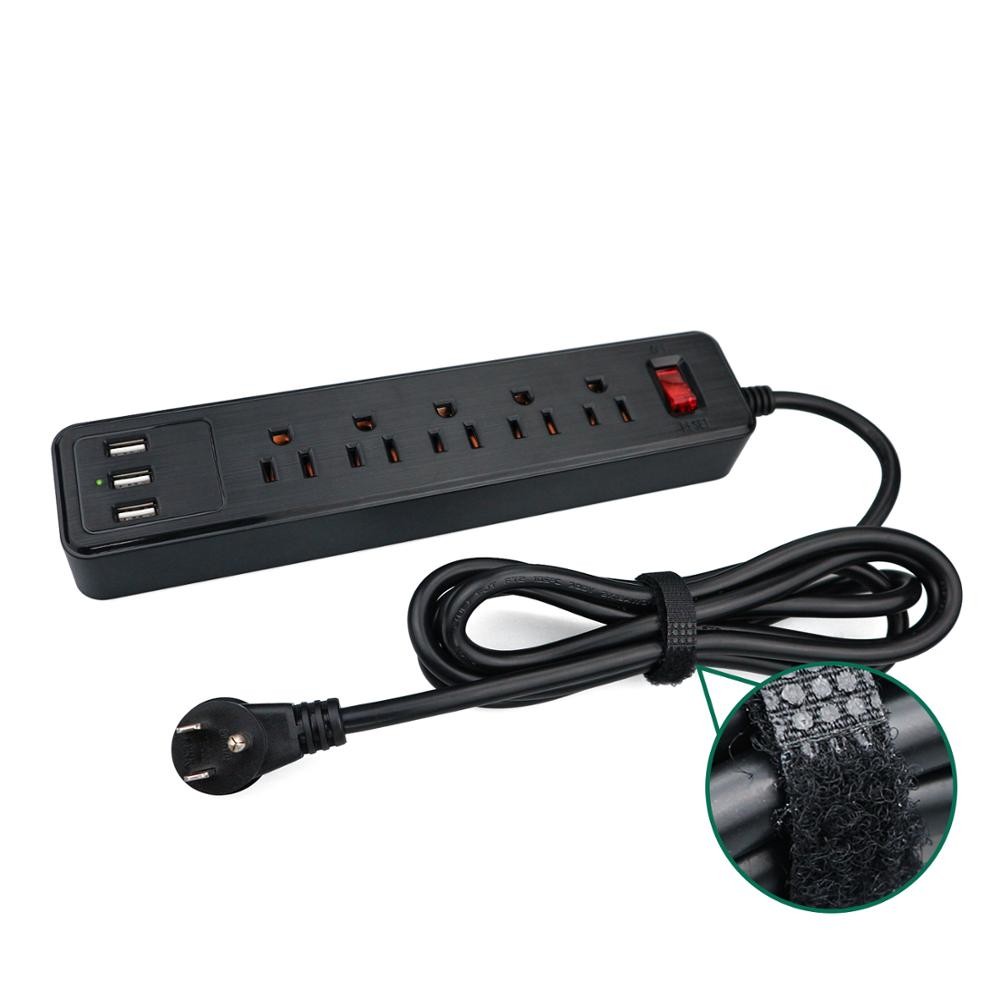 Штепсельная вилка предохранения от молнии заряжателя USB c умная, прокладка 10KA силы ограничителя перенапряжения