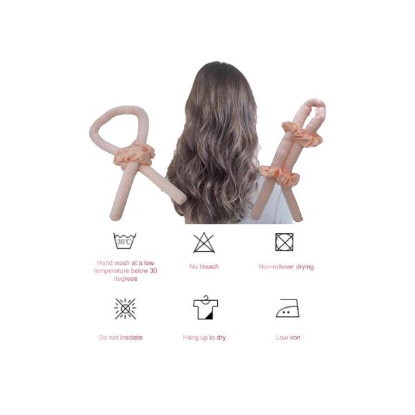 Soft Silk Roller For Hair Heat Free Hair Curler Roller Styler For Long Hair