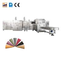 Máquina de assar casquinhas de sorvete de aço inoxidável com 107 pratos
