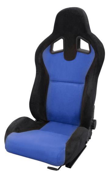 Double Or Single Slider Sport Racing Seats / Fabric Suede Racing Seats