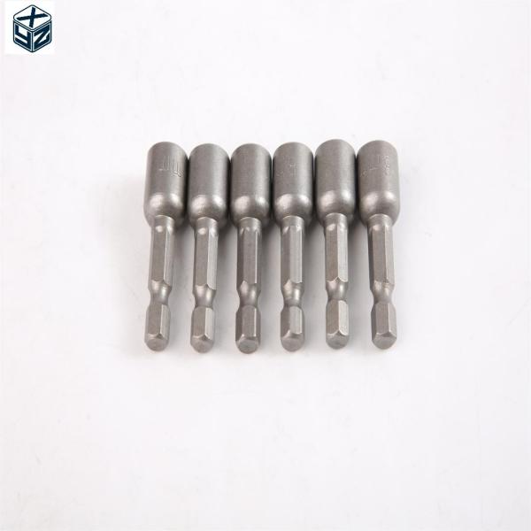 6.35 hexagon 8mm*42mm*10PC CRV Magnetic Nut Driver Set with Strong Magnetic Features