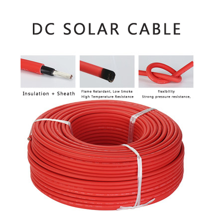 Кабель солнечной системы СЛПЭ 4мм солнечный/одиночное сопротивление жары электрического кабеля ядра