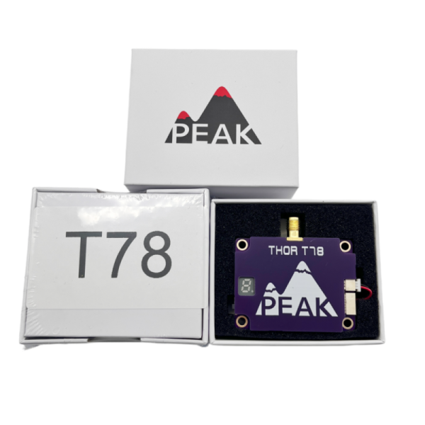 Peak THOR T78 High-Performance Long-Range FPV VTX with Superior Signal Penetration for Extended Coverage