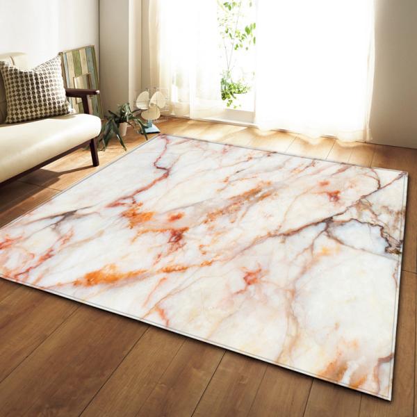 Marble living room carpet, bedroom, dining room floor mat size can be customized