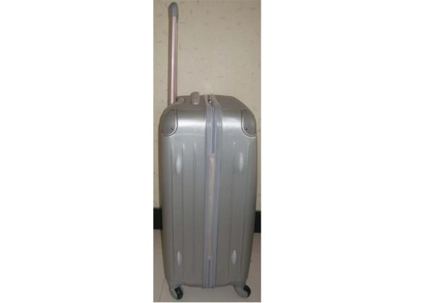 ABS Hard Shell Carry On Luggage Waterproof Silver ABS Material For Travel