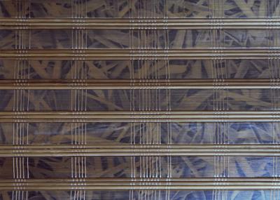 Colored Natural Bamboo Blinds , Bamboo Patio Curtains Natural Dyed Color