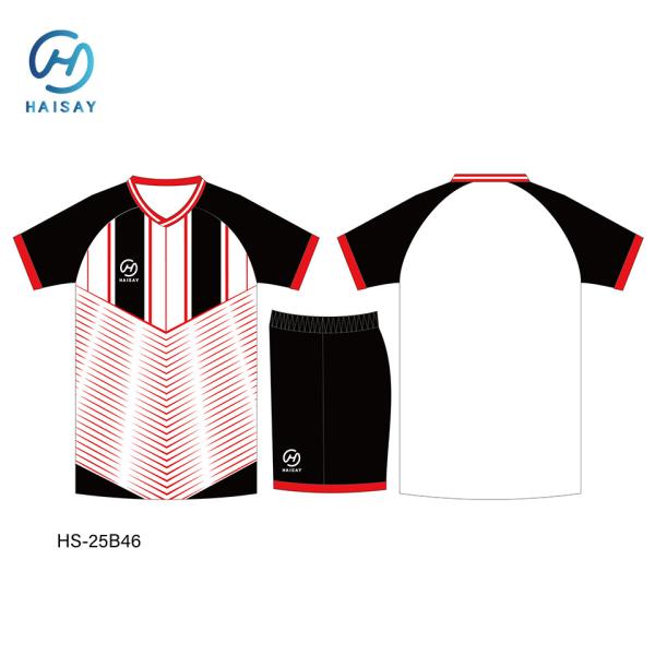 Camiseta de fútbol personalizada para el equipo del club de la escuela de alta calidad de tejido MOQ flexible