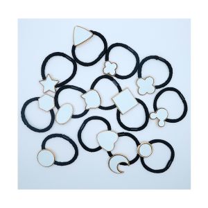 Blank Sublimation Elastic Hair Bands Diy Photo Printing Stretchy Hair Ties