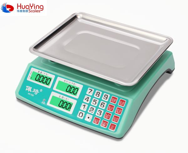 Stainless Steel Pan and Power Line According to Customer's Requirement ABS Comercial Scale for Performance