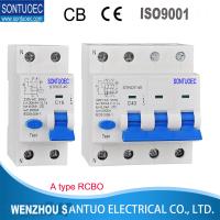 Interruptor STRO7-40 atual residual com proteção da sobrecarga, 2 tipo de Polo 4pole RCBO 30ma A