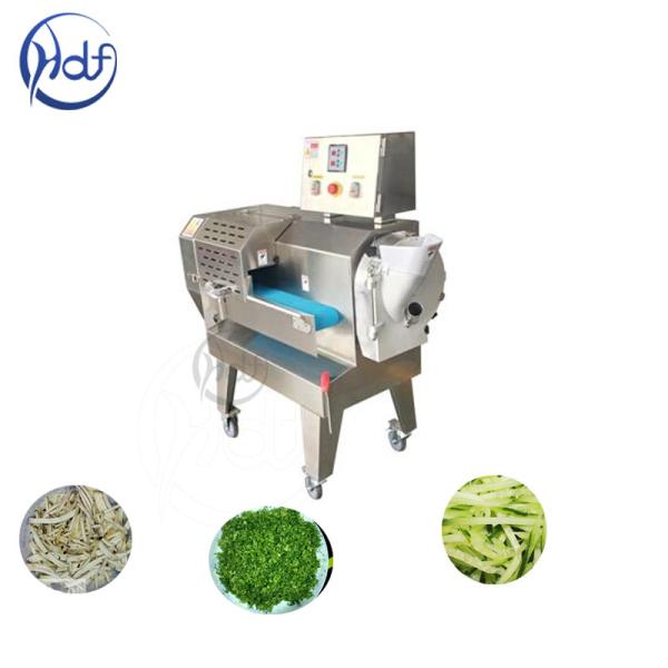 Silver Color Multifunction Vegetable Cutting Machine Thick / Thin Adjustable Cutting For Onion