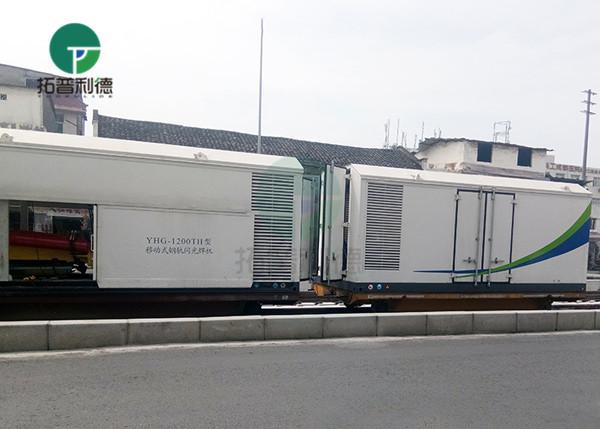 Industrial Motorized Material Handling Battery Driven Transfer Cart Transport Carriage With Battery Drive