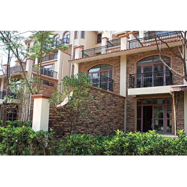 Выносливый огнеупорный искусственный камень культуры, камень шифера облицовки 500SQM 14mm