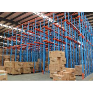 Powder Coated Drive In Heavy Duty Warehouse Shelving High Density Pallet Rack 2