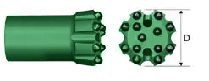 127mm втягивают инструменты T51 битов кнопки потока молотка DTH