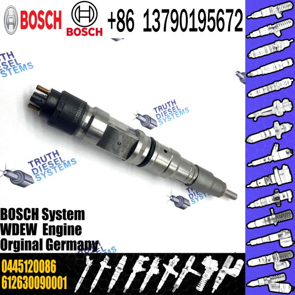 0445120086 Injector Common Rail Injection 0 445 120 086 265 266 127 Diesel Oil Injectors For Bosch Dci11-MS6.3/ZD30K