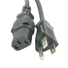 Cabo de alimentação norte-americano 3*18AWG da aplicação da casa, 3*16AWG, 3*20AWG