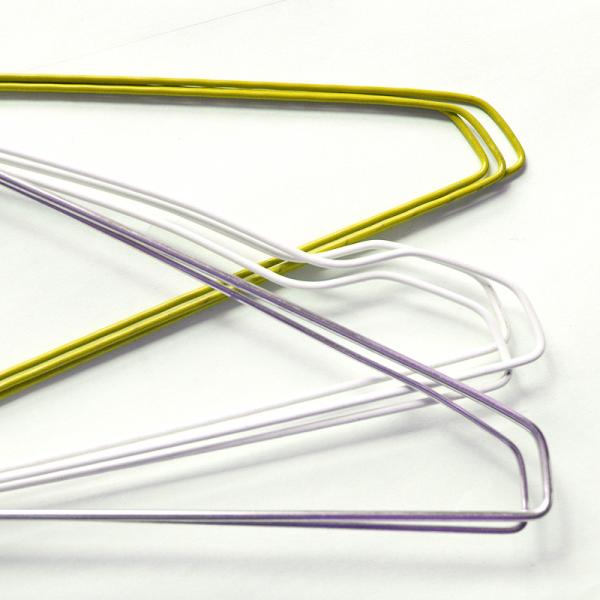 Heavy Duty Ultra Thin Space Saving 2.1mm Steel Wire Hangers