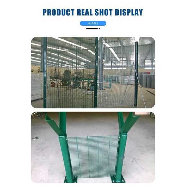 Hot Dip Galvanized Security Fencing Anti Climb 358 12.7*76.2mm