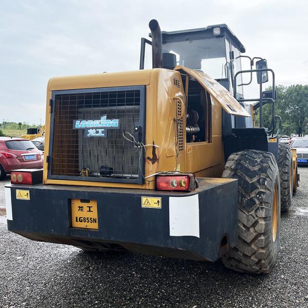 Used Lonking 855N Loader 162kw Rated Power 4m3 Bucket Capacity High Efficiency