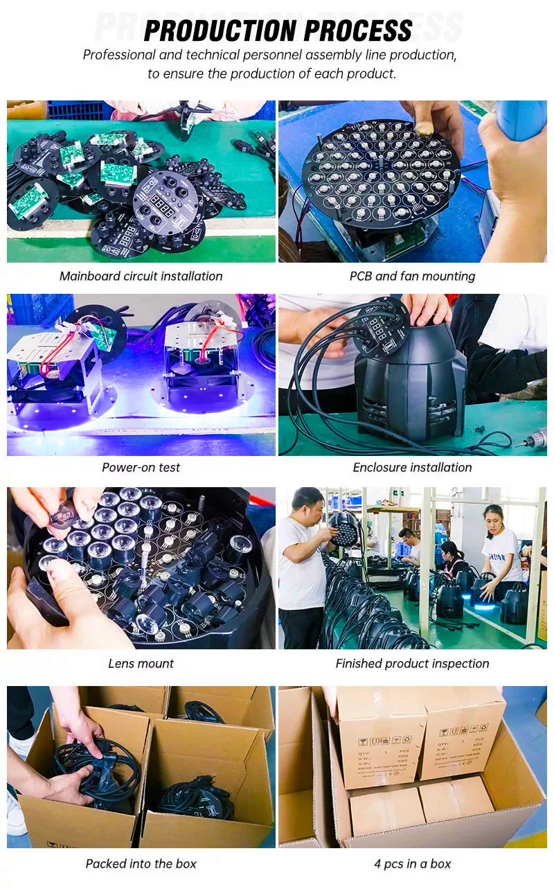 Внутренний светодиод 10×40W Beam Move Stage City 4in1 Свет для сцены