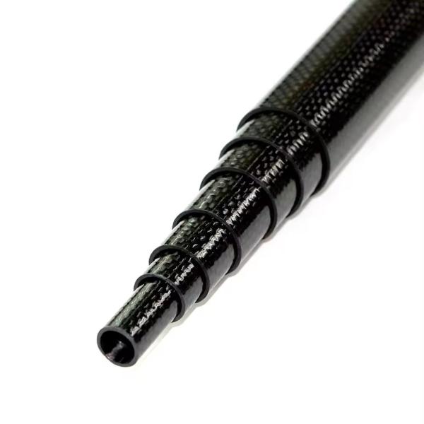 3k Glossy Colored Green Red green blue Carbon Fiber Tubes Carbon Fiber Pipe