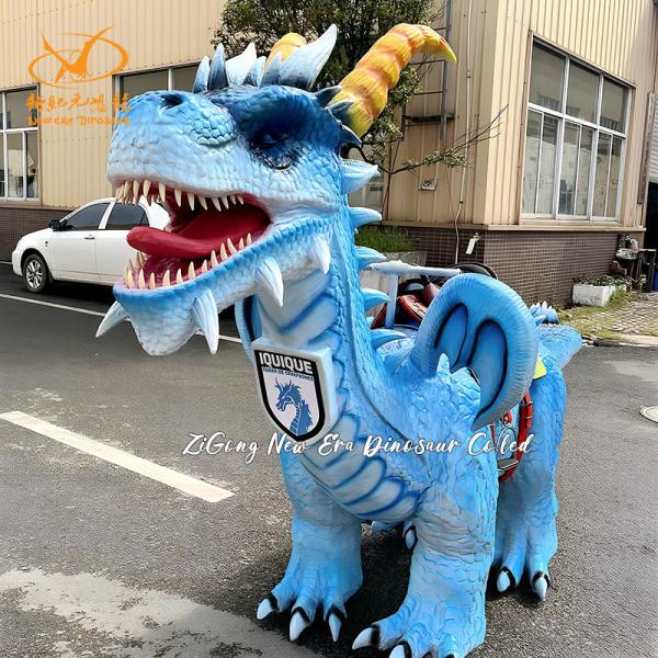Custom Color Large Electric Ride On Dinosaur Animatronic Dinosaur Ride for Theme Parks