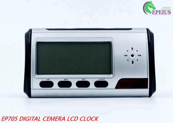 Remote Control Wifi Camera Clock Full HD 720P P2P Network For Home / Office Security