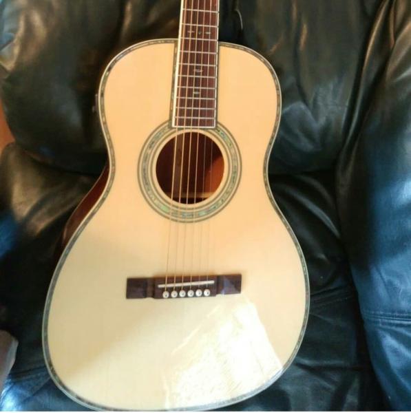 AAAAA all solid wood guitar customize right the best D shape right left handed acoustic electric guitar