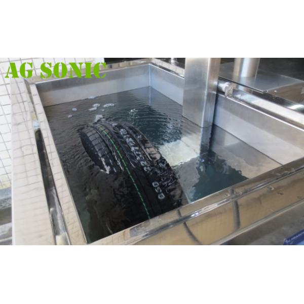 Aircraft Components Ultrasonic Engine Cleaner 360L Tank With Electric Lifting Tyre