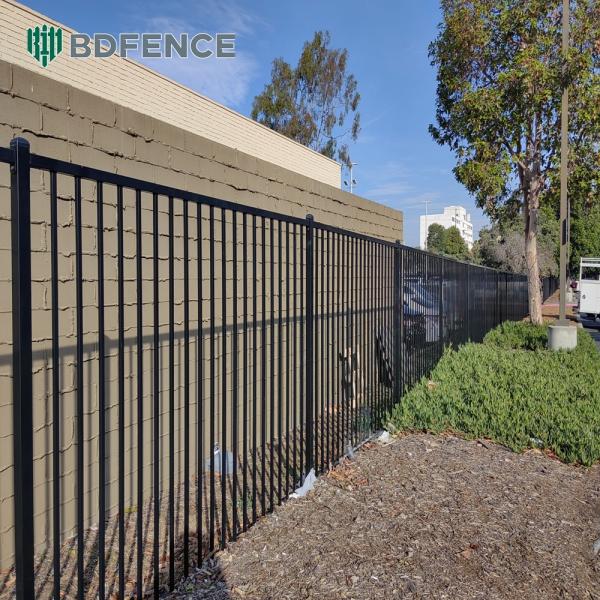 Professional Grade Tubular Steel Fence Commercial Use