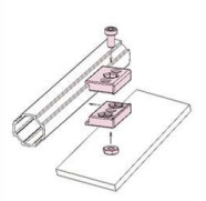 Lightweight and Stable Aluminum Tubing Joints with Anodic Oxidation Surface Designed for Workbench Wheelbarrow Workstation and Industrial