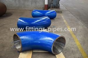 Seamless Steel Pipe Elbow , A335 P11 P22 Sch5s 90 Degree Lr Elbow