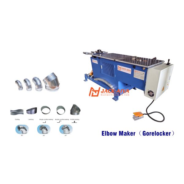 HVAC Round Duct Elbow Forming Machine | Segmented & Gore Elbow Production Line
