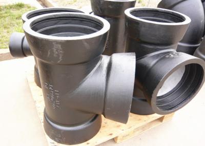 Cement Mortar Lining Ductile Iron Pipe Fittings T Type Or K Type Socket Tee
