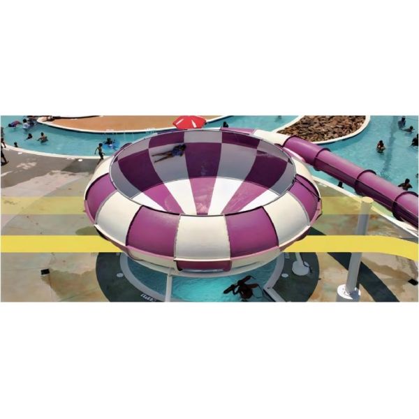 PVC Super Giant Bowl Water Slide UV Resistant In Water Park