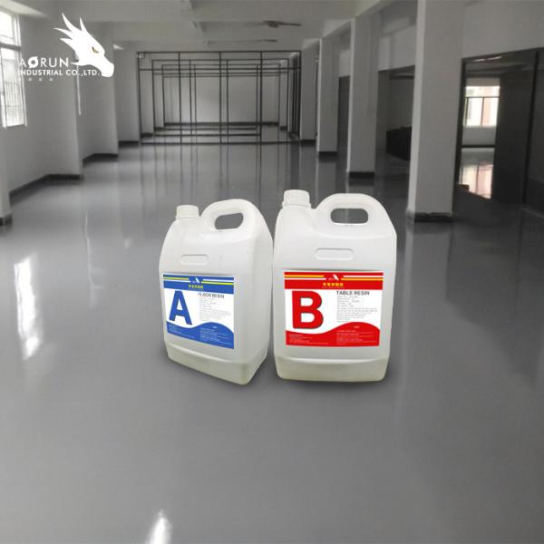 Odorless Liquid Glass Deep Pour Epoxy Floor Paint 3D Floor Sticker Epoxy Floor Resin