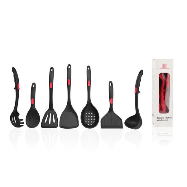 utensílio da cozinha do silicone 7pcs