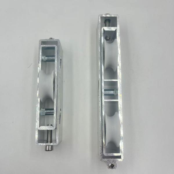 Single Roller Aluminium Sliding Screen Window Pulley Customized For Apartment