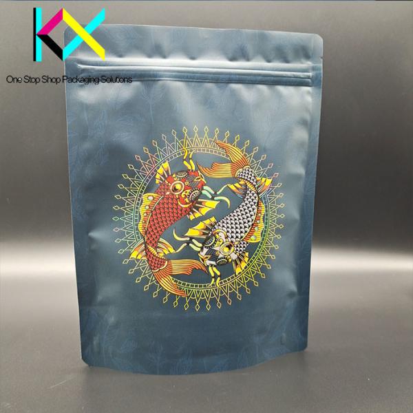 Customizable Plastic Pouch Bags Spot UV Zip Pouch Food Packaging