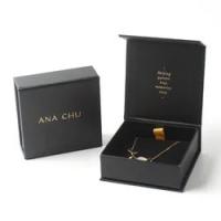 Custom Logo Jewelry Packaging Box Luxury  Necklace Bracelet Jewelry Box With Velvet Insert