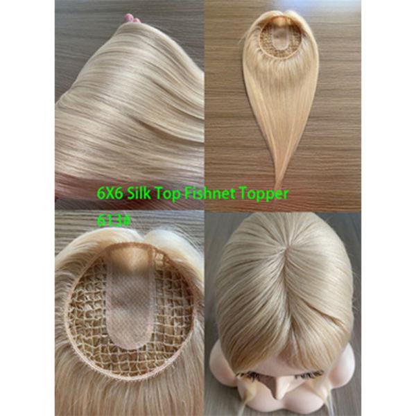European Hair Pieces for Women Integration Natural Black/Dark Brown/Mocca Brown Hair