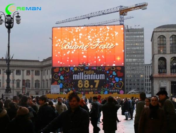 Creative P10 P16 Transparent LED Display 640x640 1280X640 Facade Decorated