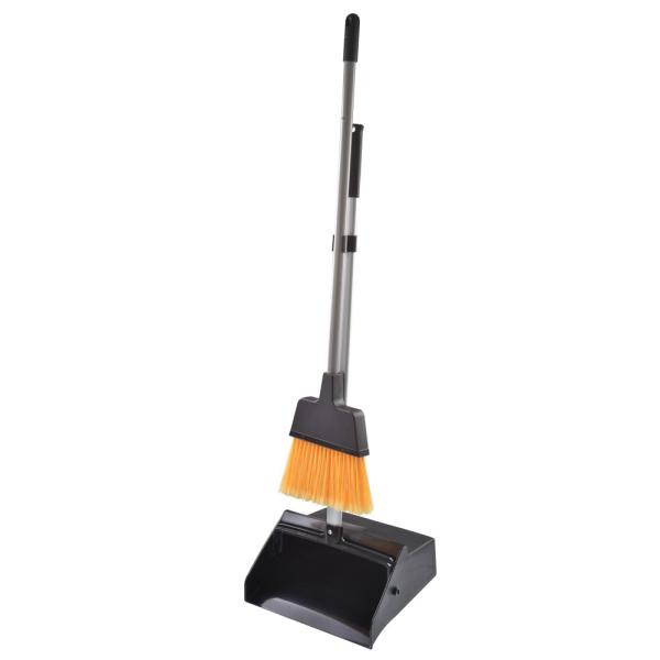 29x27x91cm Long Handle Brush And Pan Set Plastic Aluminum Kitchen