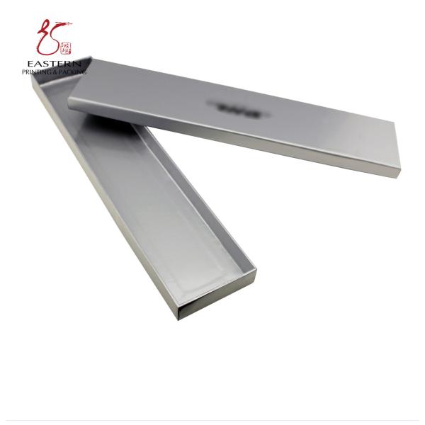 Luxury 350gsm Black Board Hard Cardboard Boxes , Necktie Gift Box With Custom Logo